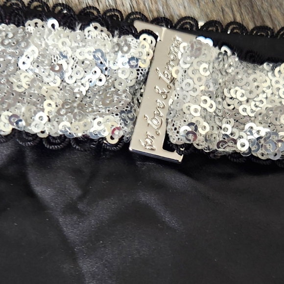 For Love‎ And Lemon Silver Sequin High Waist Panty - Picture 8 of 9